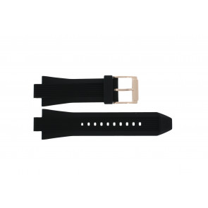 Correa de reloj Michael Kors MK8184 Caucho Negro 13mm
