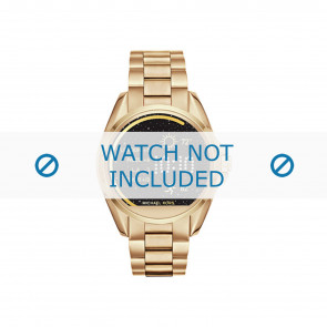 Correa de reloj Michael Kors MKT5001 Acero Chapado en oro 22mm
