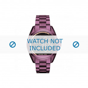 Correa de reloj Michael Kors MKT5017 Acero Púrpura 22mm