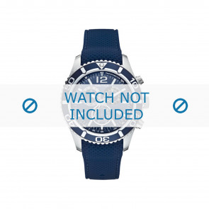 Correa de reloj Nautica A15103G / NAPSDG004 Silicona Azul 22mm