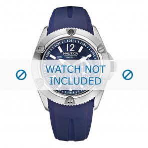 Nautica correa de reloj A19000 Caucho Azul 
