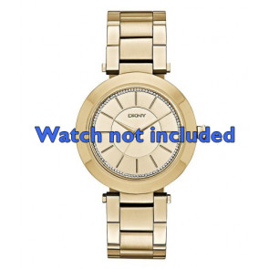 DKNY correa de reloj NY-2286 Acero Dorado 18mm 