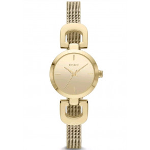 DKNY correa de reloj NY2101 Metal Chapado en oro 8mm