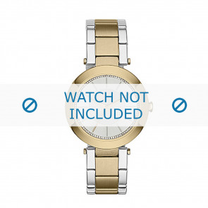 DKNY correa de reloj NY-2334 Acero Dorado 10mm