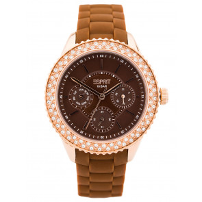 Correa de reloj Esprit ES106222008 Caucho Marrón 17mm