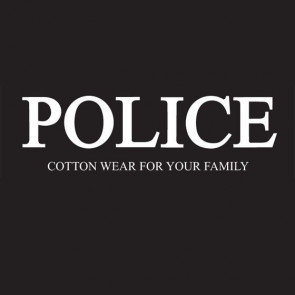Police correa de reloj 10812JS/01 Cuero Blanco 32mm + costura roja