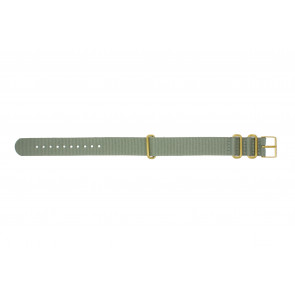 Timex correa de reloj PW2P88500 Nylon / perlón Verde 18mm