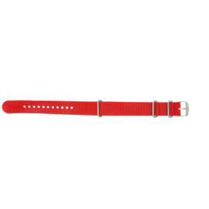 Correa de reloj Timex PW4B04500 Textil Rojo 20mm