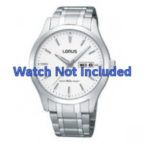 Lorus correa de reloj VX43-X074 Acero Palteado 20mm 
