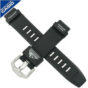 Casio correa de reloj 10332894 Plástico Negro 18mm