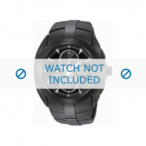 Seiko correa de reloj SNAD11P1 / 7T62 0JA0 04B / 4A571MM Metal Negro 20mm