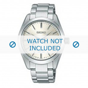 Seiko correa de reloj 9R65-0BH0-SBGA083G / SBGA085G Metal Plateado