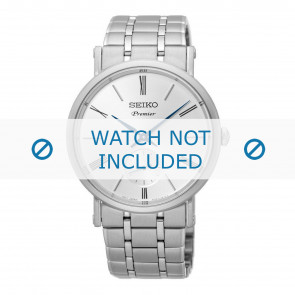 Correa de reloj Seiko SRK033P1 / 6G28-00X0 / M0Z8111J0 Acero 21mm