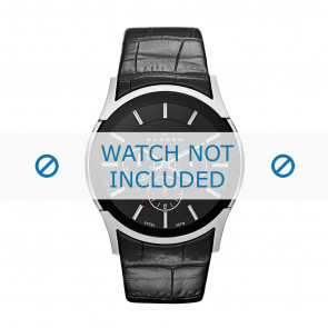 Correa de reloj Skagen SKW6000 Cuero Negro 24mm