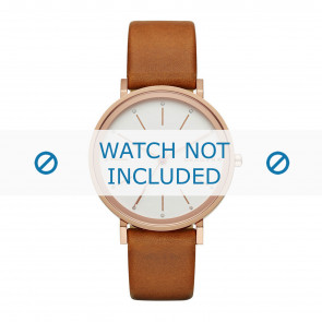 Skagen correa de reloj SKW2488 Cuero Cognac 16mm