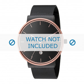 Correa de reloj Skagen SKW6296 Milanesa Negro 20mm