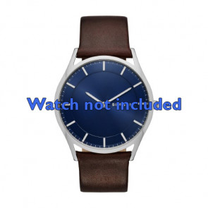 Correa de reloj Skagen SKW6237 Cuero Marrón 22mm