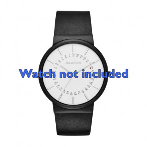 Skagen correa de reloj SKW6243 Piel Negro 20mm