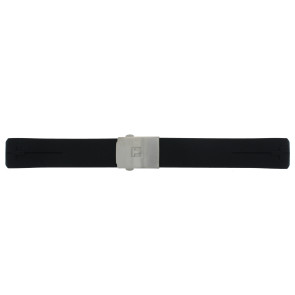 Tissot correa de reloj T013.420.4 - T603026462 / T047.420 Caucho / plástico Negro 21mm