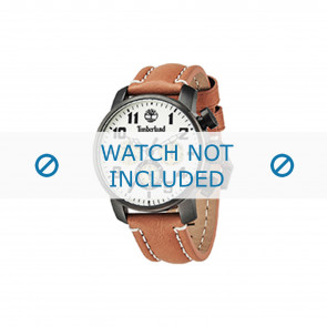 Timberland correa de reloj 14439JS-07 Cuero Marrón 22mm + costura predeterminada