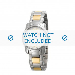 Tommy Hilfiger correa de reloj TH679000917 / TH-61-3-34-0747 - 1780809 Metal Bicolor 17mm