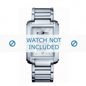 Tommy Hilfiger correa de reloj TH-68-1-14-0776 TH679000920 / 1710188 Metal Plateado 22mm