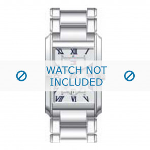 Tommy Hilfiger correa de reloj TH-17-1-14-0662 / TH679000614 Metal Plateado 24mm