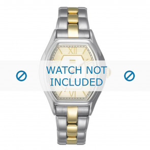 Tommy Hilfiger correa de reloj TH679000910 / TH-53-3-20-0732 - 1780780 Metal Bicolor 16mm