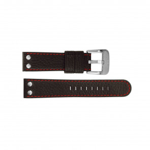 Correa de reloj TW Steel TW78 / TW11 / TWB28 / CEB103 Cuero Negro 22mm