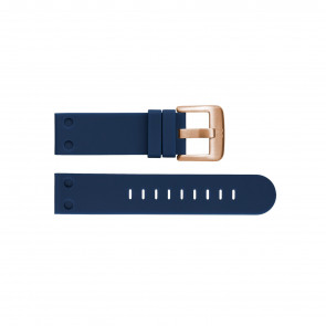 TW Steel correa de reloj TWB587 Silicona Azul  22mm