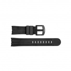 TW Steel correa de reloj TWB92 Silicona Negro 22mm