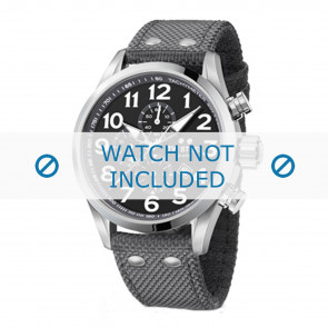 Correa de reloj TW Steel VS13 / TWS603 Textil Gris 22mm