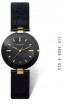 Correa de reloj Rado 01.115.3828.4.015 Cuero Negro 18mm