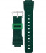 Correa de reloj Casio 10332043 / DW-5600CC-3 / DW-6900CC-3 Plástico Verde 16mm