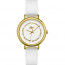 Lacoste correa de reloj 2000623 / LC-33-3-34-2221 Cuero Blanco 14mm