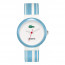 Lacoste correa de reloj 2010541 / LC-46-1-29-2244 Caucho Azul claro 14mm