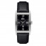 Lacoste correa de reloj 2010594 / LC-55-1-14-2288 Cuero Negro 22mm + costura negro