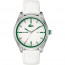 Lacoste correa de reloj 2010595 / LC-52-1-14-2275 Cuero Blanco 22mm + costura blanca