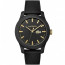 Lacoste correa de reloj 2010818 / LC-79-1-47-2612 Caucho Negro 20mm