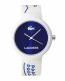 Lacoste correa de reloj 2020094 / LC-46-4-47-2576 Caucho Blanco 16mm