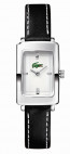 Lacoste correa de reloj 2000467 / LC-30-3-14-0131 Cuero Negro 12mm