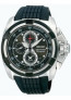Seiko correa de reloj 7T62-0HD0-SNAA93P2 Caucho Negro