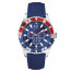 Nautica correa de reloj A14669G Caucho Azul  22mm + costura azul