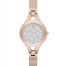 Correa de reloj Armani AR7437 Cuero Rosa 9mm