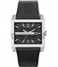 Correa de reloj Armani Exchange AX2203 Cuero Negro 32mm