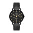Correa de reloj Armani AX2716 Milanesa Negro 20mm