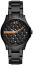 Correa de reloj Armani Exchange AX5229 Acero Negro 18mm