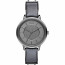 Correa de reloj Armani Exchange AX5308 Cuero Gris 16mm