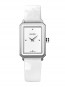 Correa de reloj Balmain B43962226 / 1732661 Cuero Blanco 16mm