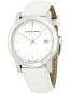 Correa de reloj Burberry Bu9128 Cuero Blanco